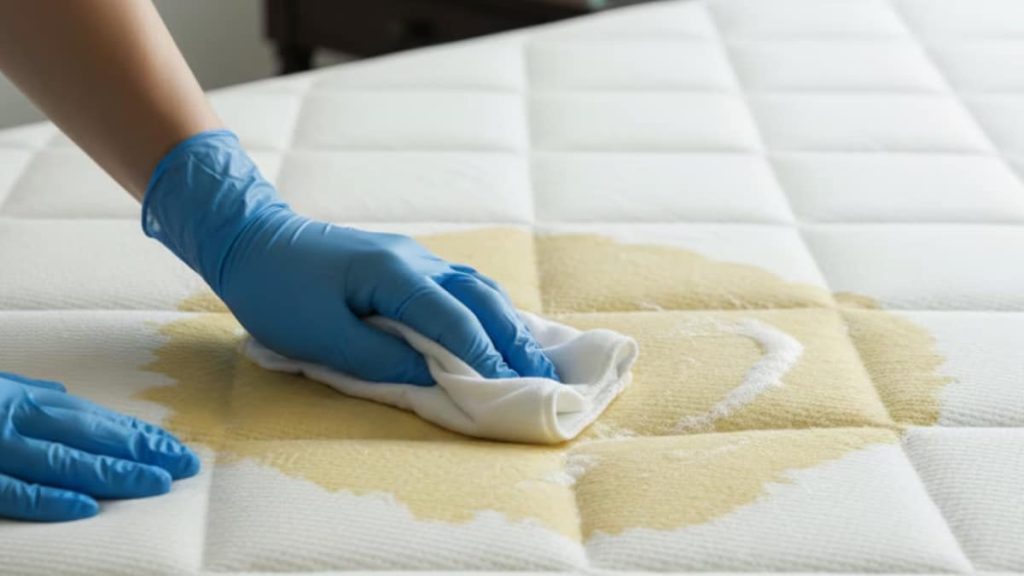 Wie man gelbe Flecken mit einem Hausmittel aus der Matratze entfernt, ohne sie zu beschädigen