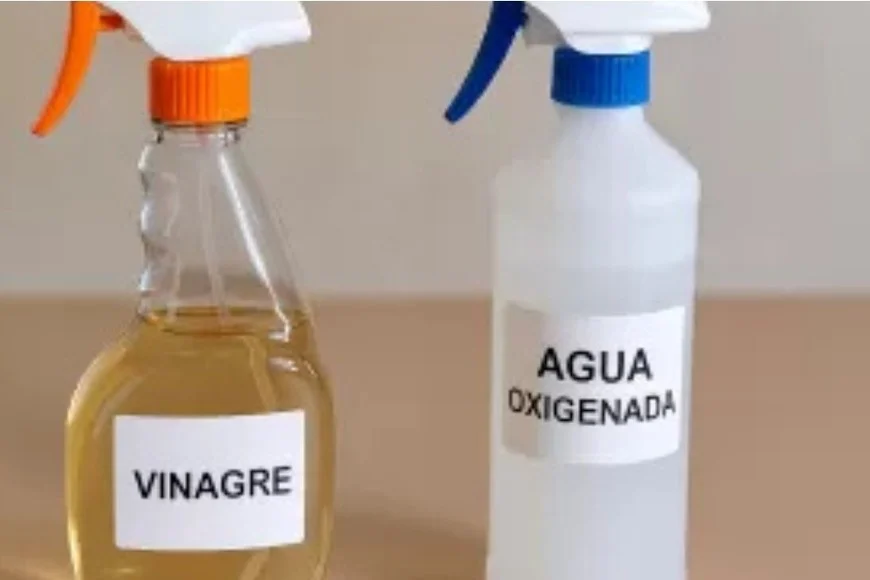 Essig und Wasserstoffperoxid: Wie man sie sicher für eine effektive Reinigung einsetzt